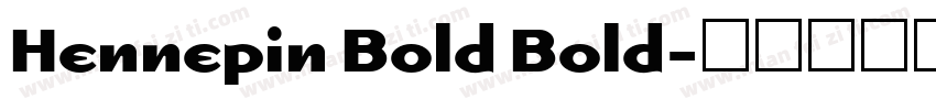 Hennepin Bold Bold字体转换